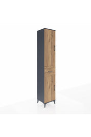 Hyperion Dolap 6 Raflı Tek Çekmeceli 2 Kapaklı 44x44x243 - S64M028V6B