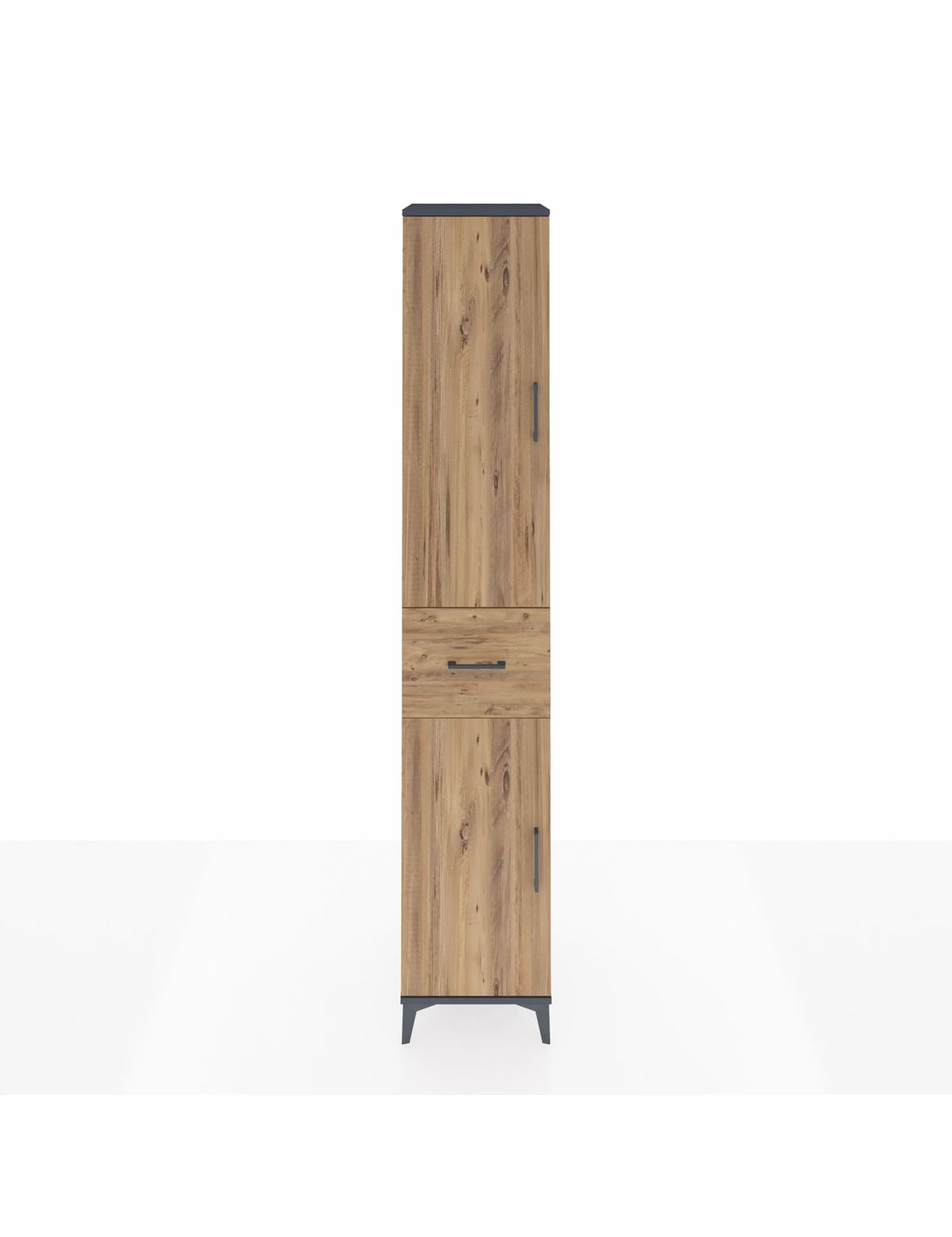 Hyperion Dolap 6 Raflı Tek Çekmeceli 2 Kapaklı 44x44x243 - S64M028V6B