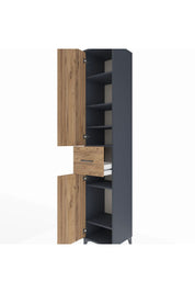 Hyperion Dolap 6 Raflı Tek Çekmeceli 2 Kapaklı 44x44x243 - S64M028V6B