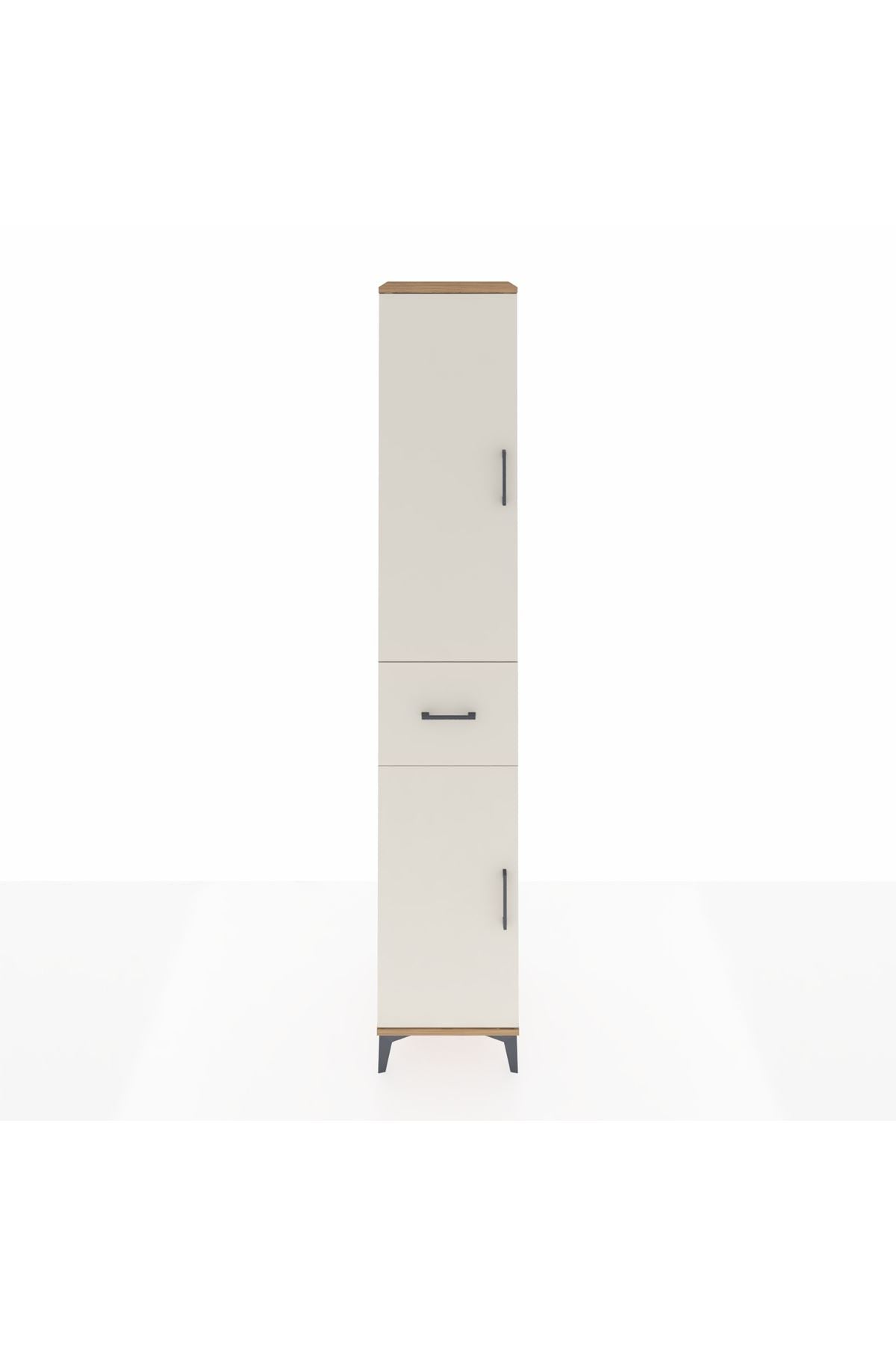 Hyperion Dolap 6 Raflı Tek Çekmeceli 2 Kapaklı 44x44x243 - S64M028V7B