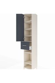 Hyperion Dolap 6 Raflı Tek Çekmeceli Tek Kapaklı 44x44x243 - S64M029V2B