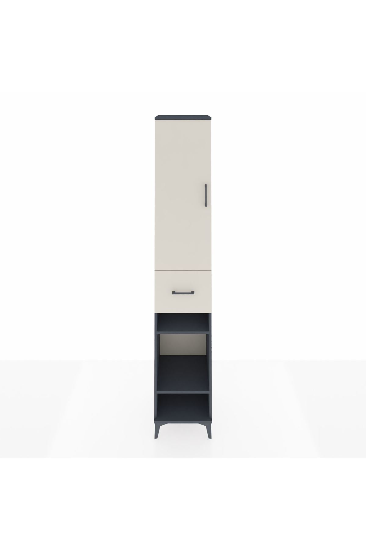Hyperion Dolap 6 Raflı Tek Çekmeceli Tek Kapaklı 44x44x243 - S64M029V4B