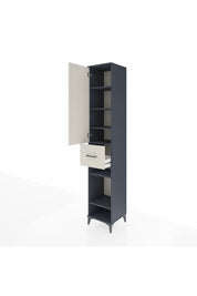 Hyperion Dolap 6 Raflı Tek Çekmeceli Tek Kapaklı 44x44x243 - S64M029V4B