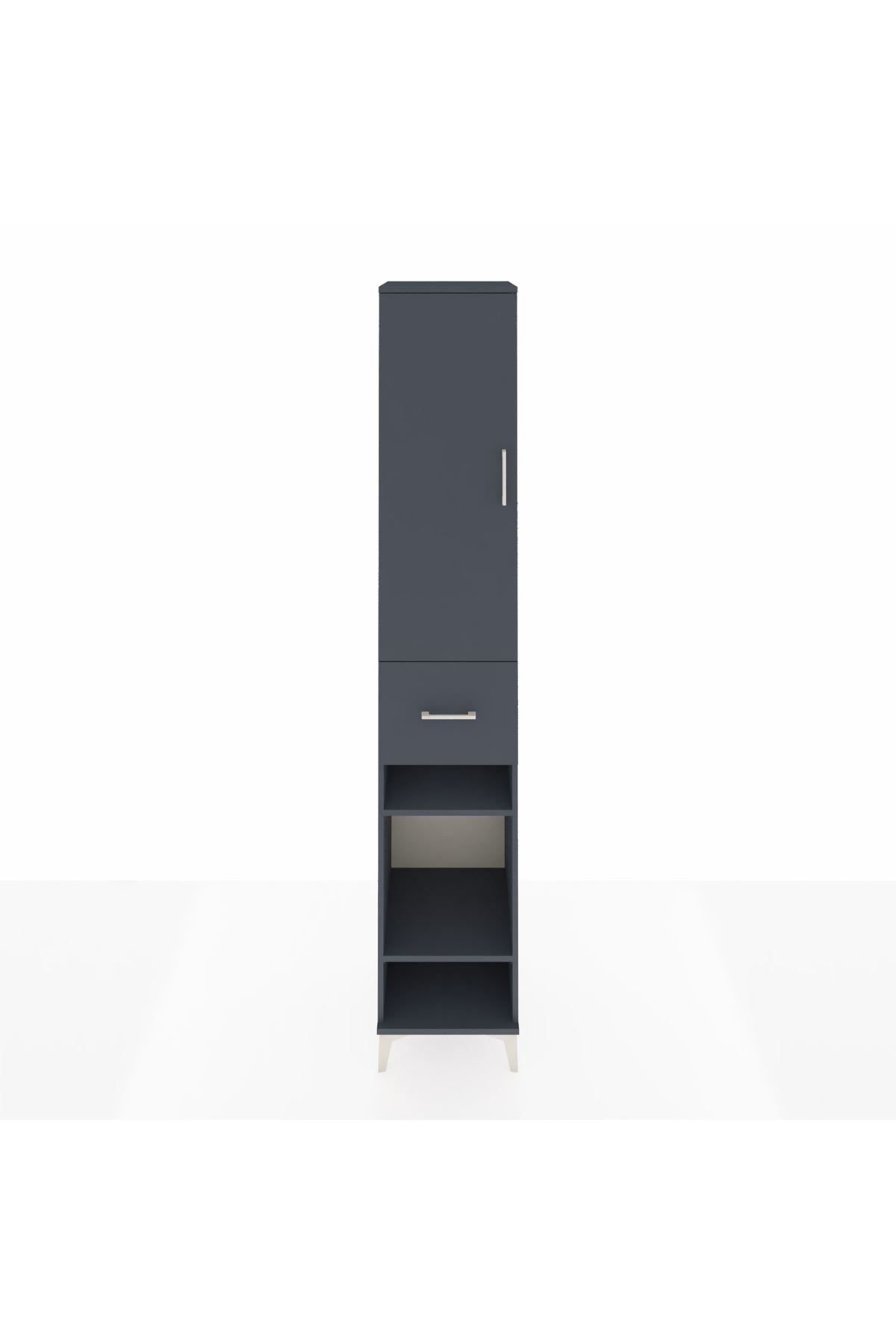 Hyperion Dolap 6 Raflı Tek Çekmeceli Tek Kapaklı 44x44x243 - S64M029V5B