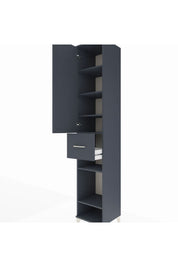 Hyperion Dolap 6 Raflı Tek Çekmeceli Tek Kapaklı 44x44x243 - S64M029V5B