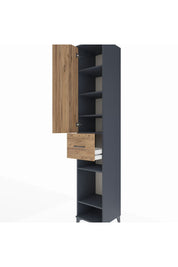 Hyperion Dolap 6 Raflı Tek Çekmeceli Tek Kapaklı 44x44x243 - S64M029V6B