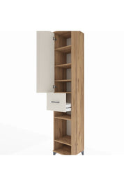 Hyperion Dolap 6 Raflı Tek Çekmeceli Tek Kapaklı 44x44x243 - S64M029V7B