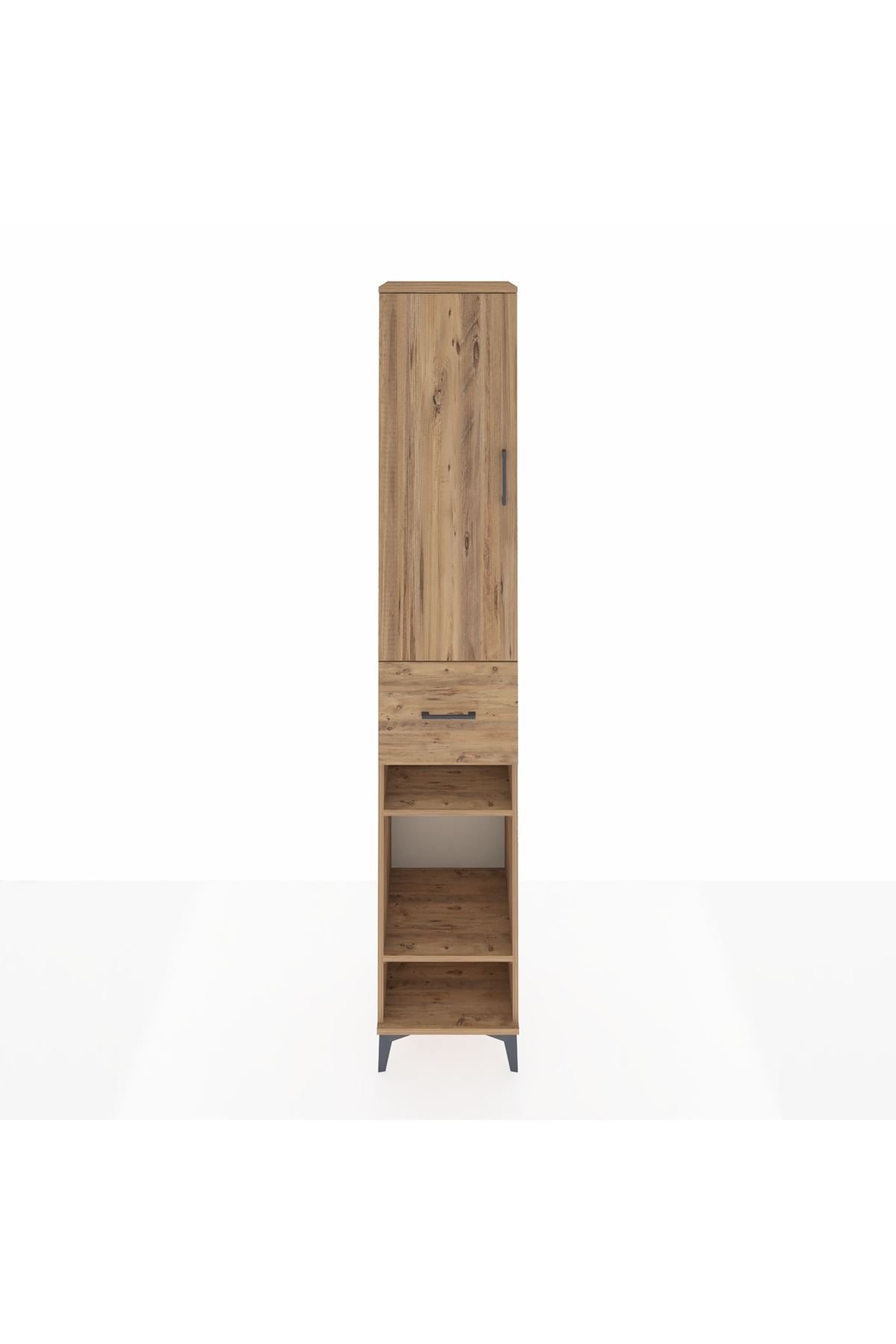 Hyperion Dolap 6 Raflı Tek Çekmeceli Tek Kapaklı 44x44x243 - S64M029V9B