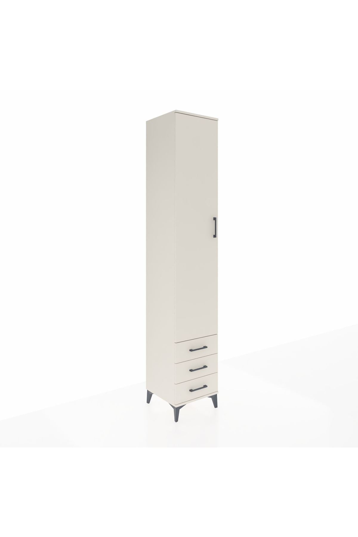 Hyperion Dolap 3 Raflı 3 Çekmeceli Tek Askılı 44x44x243 - S64M031V1B
