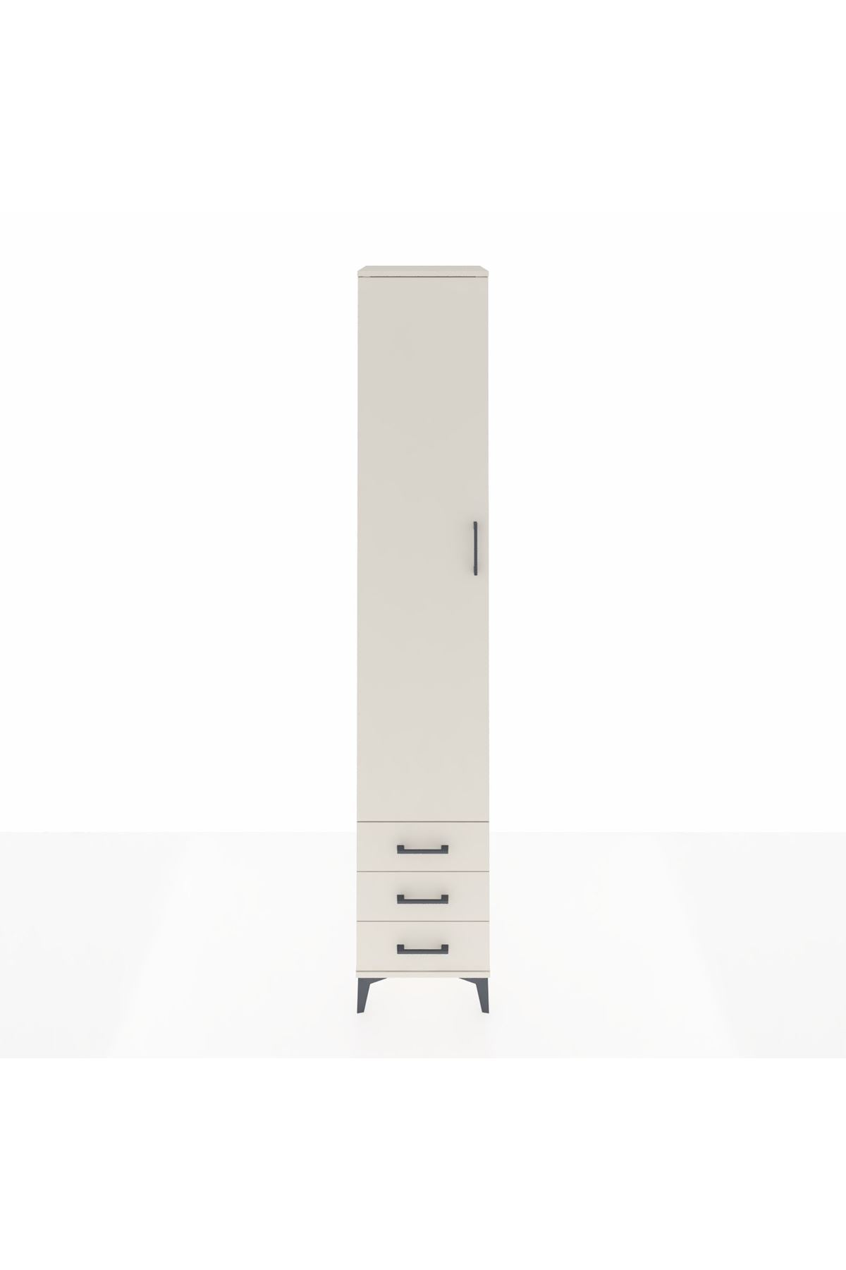 Hyperion Dolap 3 Raflı 3 Çekmeceli Tek Askılı 44x44x243 - S64M031V1B