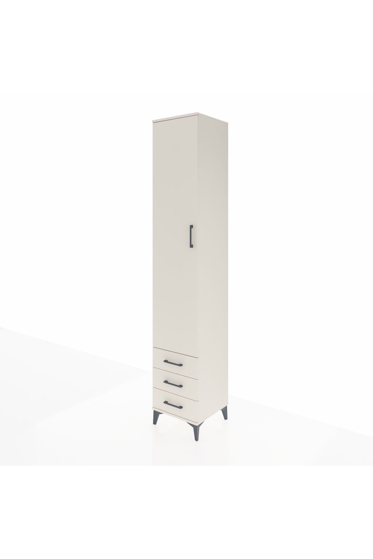 Hyperion Dolap 3 Raflı 3 Çekmeceli Tek Askılı 44x44x243 - S64M031V1B