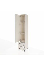Hyperion Dolap 3 Raflı 3 Çekmeceli Tek Askılı 44x44x243 - S64M031V1B