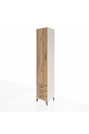 Hyperion Dolap 3 Raflı 3 Çekmeceli Tek Askılı 44x44x243 - S64M031V3B