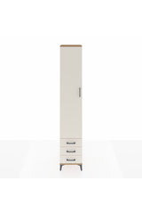 Hyperion Dolap 3 Raflı 3 Çekmeceli Tek Askılı 44x44x243