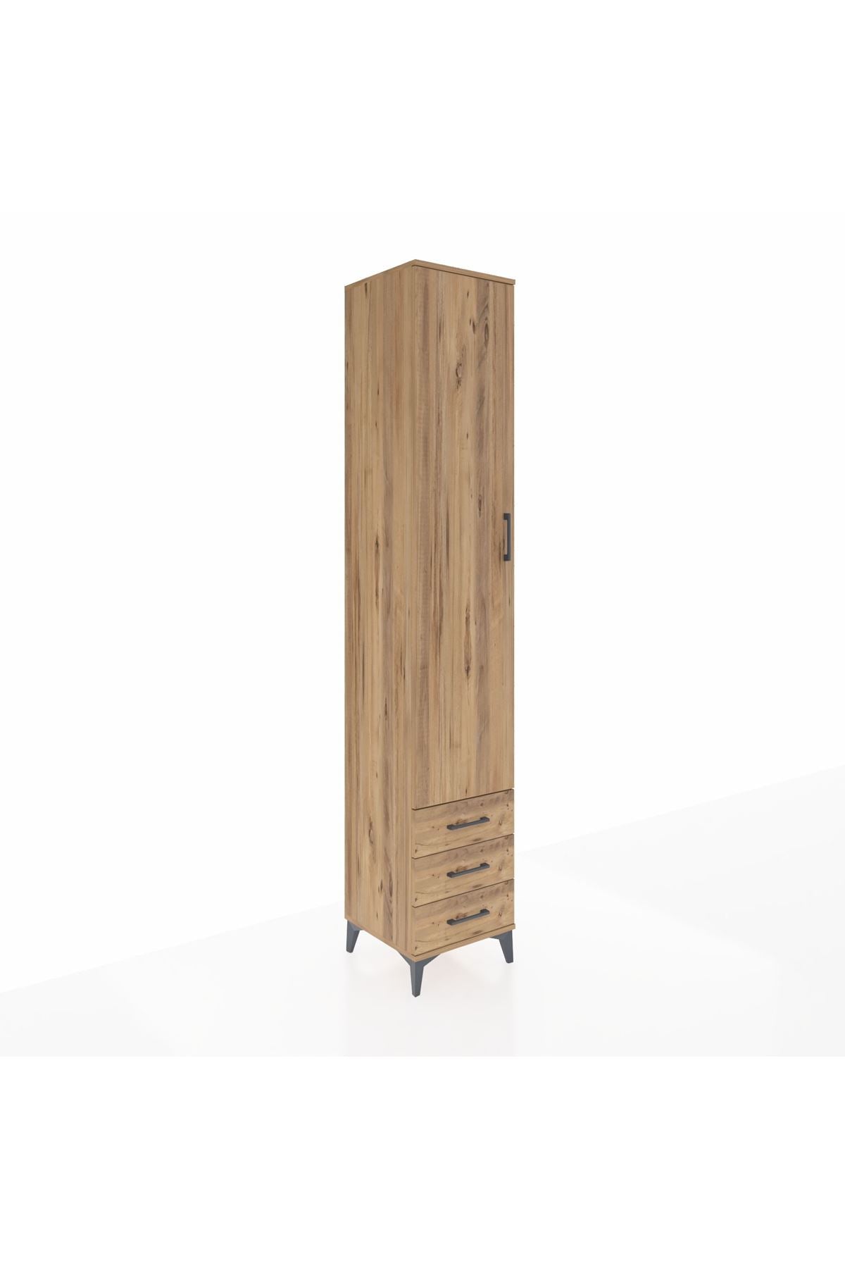 Hyperion Dolap 3 Raflı 3 Çekmeceli Tek Askılı 44x44x243 - S64M031V9B