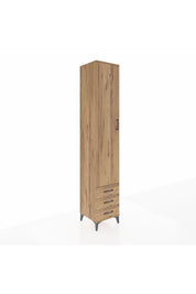 Hyperion Dolap 3 Raflı 3 Çekmeceli Tek Askılı 44x44x243 - S64M031V9B