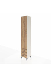 Hyperion Dolap 5 Raflı 3 Çekmeceli Tek Kapaklı 44x44x243 - S64M032V3B