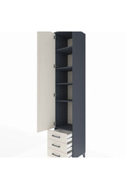 Hyperion Dolap 5 Raflı 3 Çekmeceli Tek Kapaklı 44x44x243 - S64M032V4B