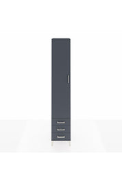Hyperion Dolap 5 Raflı 3 Çekmeceli Tek Kapaklı 44x44x243 - S64M032V5B
