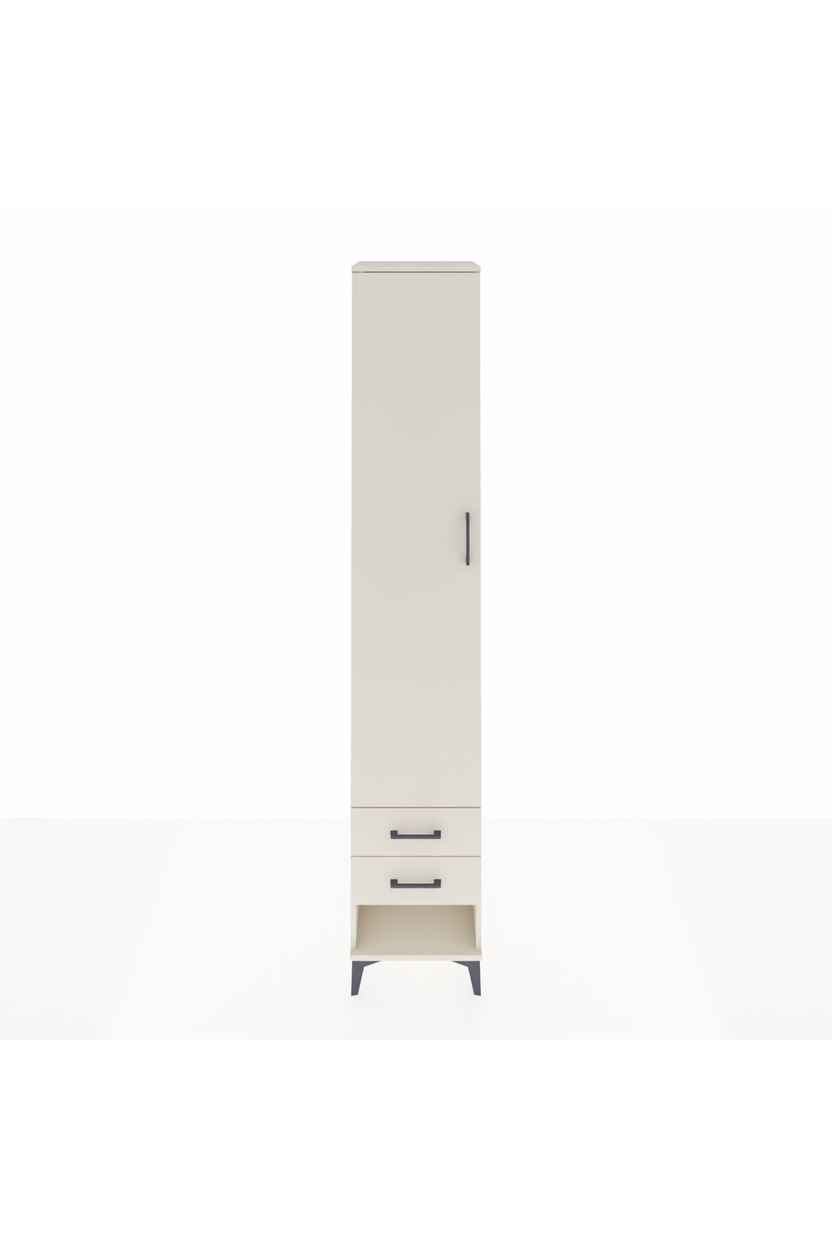 Hyperion Dolap 3 Raflı 2 Çekmeceli Tek Askılı 44x44x243 - S64M033V1B