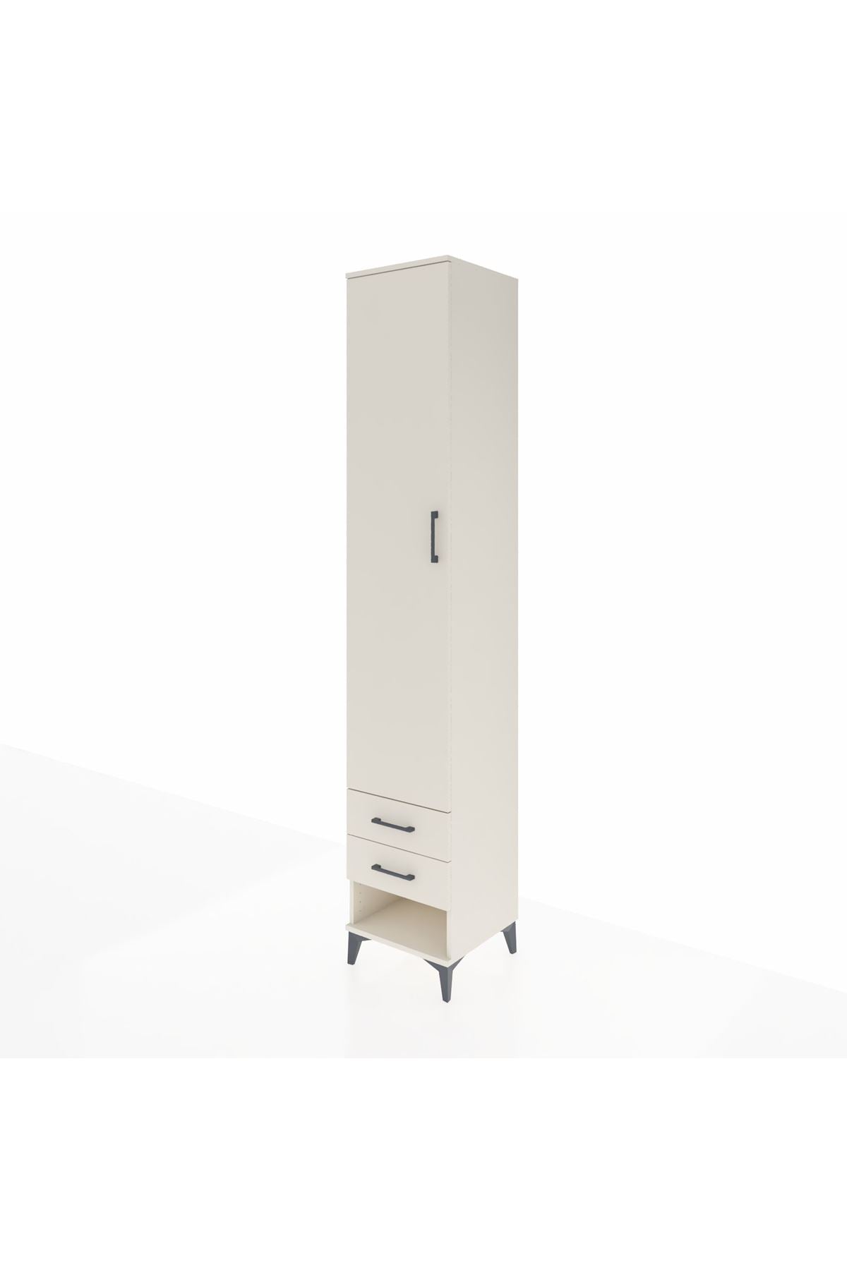 Hyperion Dolap 3 Raflı 2 Çekmeceli Tek Askılı 44x44x243 - S64M033V1B