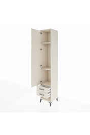 Hyperion Dolap 3 Raflı 2 Çekmeceli Tek Askılı 44x44x243 - S64M033V1B
