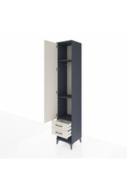 Hyperion Dolap 3 Raflı 2 Çekmeceli Tek Askılı 44x44x243 - S64M033V4B
