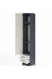 Hyperion Dolap 3 Raflı 2 Çekmeceli Tek Askılı 44x44x243 - S64M033V4B
