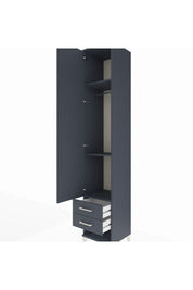 Hyperion Dolap 3 Raflı 2 Çekmeceli Tek Askılı 44x44x243 - S64M033V5B