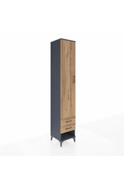 Hyperion Dolap 3 Raflı 2 Çekmeceli Tek Askılı 44x44x243 - S64M033V6B