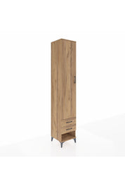 Hyperion Dolap 3 Raflı 2 Çekmeceli Tek Askılı 44x44x243 - S64M033V9B