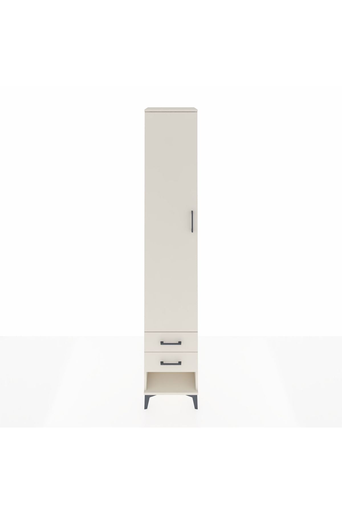 Hyperion Dolap 5 Raflı 2 Çekmeceli Tek Kapaklı 44x44x243 - S64M034V1B
