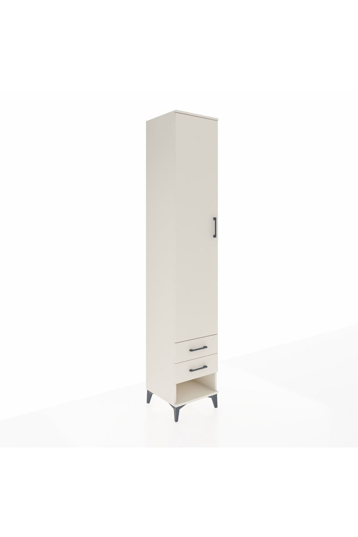 Hyperion Dolap 5 Raflı 2 Çekmeceli Tek Kapaklı 44x44x243 - S64M034V1B