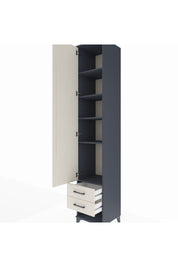 Hyperion Dolap 5 Raflı 2 Çekmeceli Tek Kapaklı 44x44x243 - S64M034V4B
