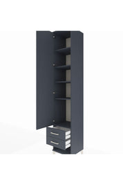 Hyperion Dolap 5 Raflı 2 Çekmeceli Tek Kapaklı 44x44x243 - S64M034V5B
