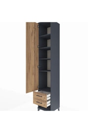 Hyperion Dolap 5 Raflı 2 Çekmeceli Tek Kapaklı 44x44x243 - S64M034V6B