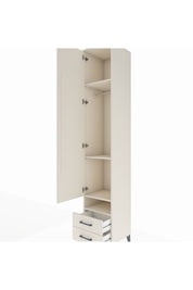 Hyperion Dolap 4 Raflı 2 Çekmeceli Tek Askılı 44x44x243 - S64M035V1B