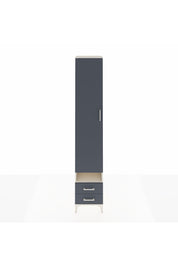 Hyperion Dolap 4 Raflı 2 Çekmeceli Tek Askılı 44x44x243 - S64M035V2B