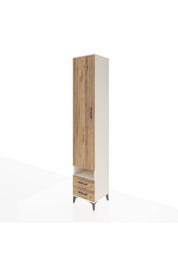 Hyperion Dolap 4 Raflı 2 Çekmeceli Tek Askılı 44x44x243 - S64M035V3B