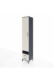 Hyperion Dolap 6 Raflı 2 Çekmeceli Tek Kapaklı 44x44x243 - S64M036V4B