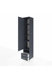 Hyperion Dolap 6 Raflı 2 Çekmeceli Tek Kapaklı 44x44x243 - S64M036V5B