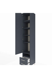 Hyperion Dolap 6 Raflı 2 Çekmeceli Tek Kapaklı 44x44x243 - S64M036V5B