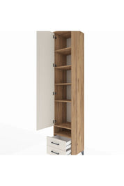 Hyperion Dolap 6 Raflı 2 Çekmeceli Tek Kapaklı 44x44x243 - S64M036V7B