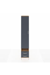 Hyperion Dolap 6 Raflı 2 Çekmeceli Tek Kapaklı 44x44x243