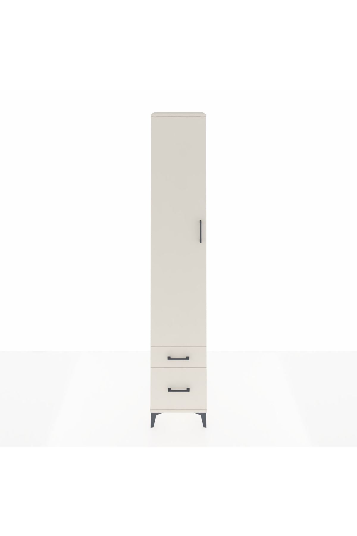 Hyperion Dolap 3 Raflı 2 Çekmeceli Tek Askılı 44x44x243 - S64M037V1B
