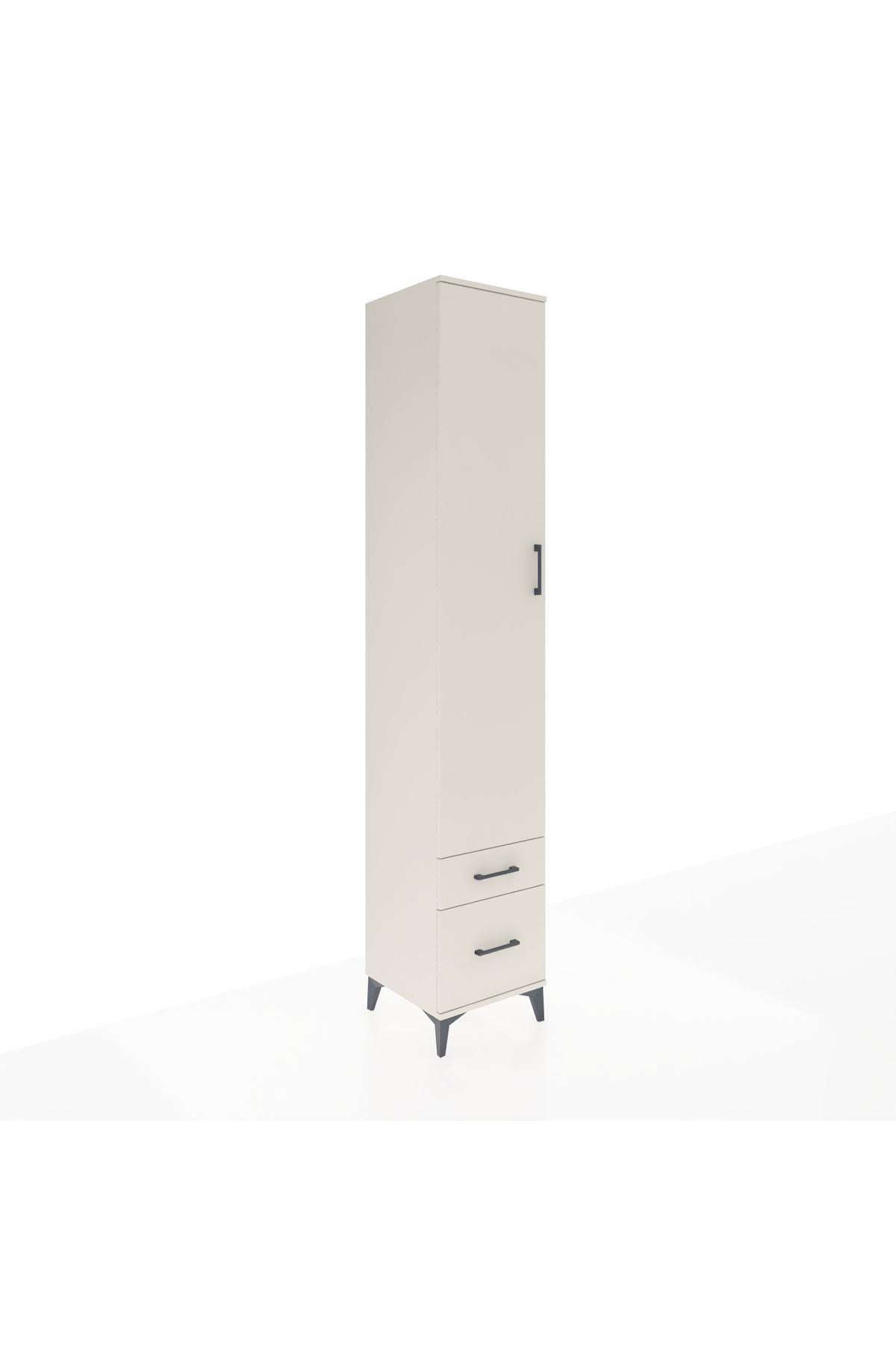 Hyperion Dolap 3 Raflı 2 Çekmeceli Tek Askılı 44x44x243 - S64M037V1B