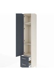 Hyperion Dolap 3 Raflı 2 Çekmeceli Tek Askılı 44x44x243 - S64M037V2B