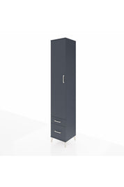 Hyperion Dolap 3 Raflı 2 Çekmeceli Tek Askılı 44x44x243 - S64M037V5B