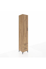 Hyperion Dolap 3 Raflı 2 Çekmeceli Tek Askılı 44x44x243 - S64M037V9B