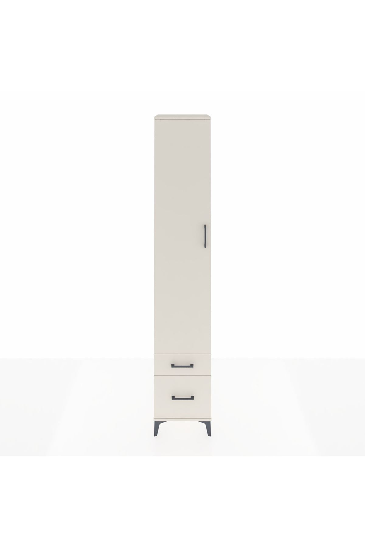 Hyperion Dolap 5 Raflı 2 Çekmeceli Tek Kapaklı 44x44x243 - S64M038V1B